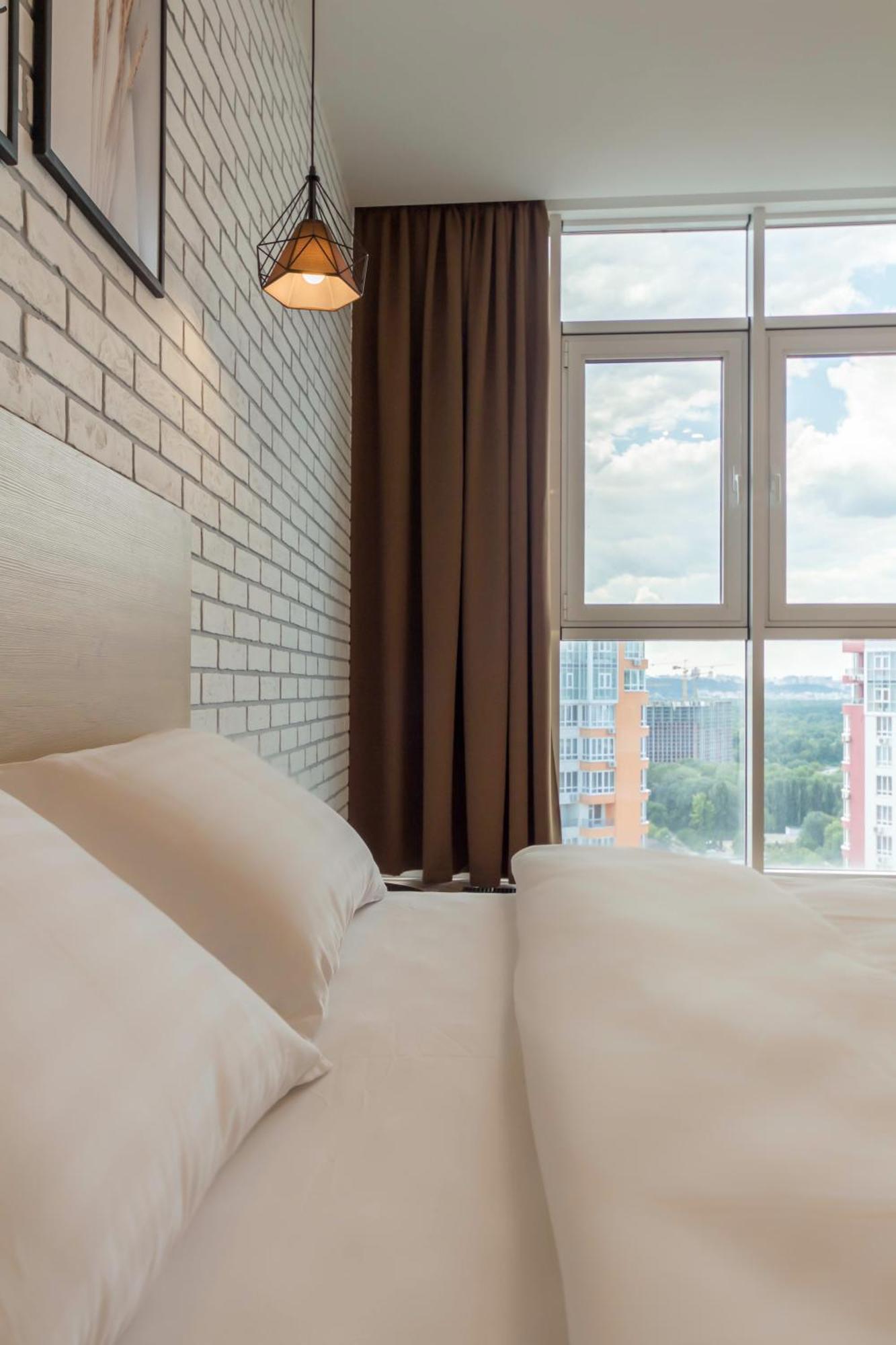Design Apartments With Panoramic View Kiev Ngoại thất bức ảnh