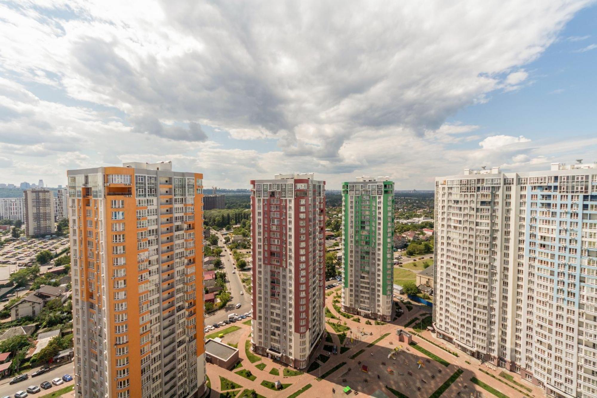 Design Apartments With Panoramic View Kiev Ngoại thất bức ảnh